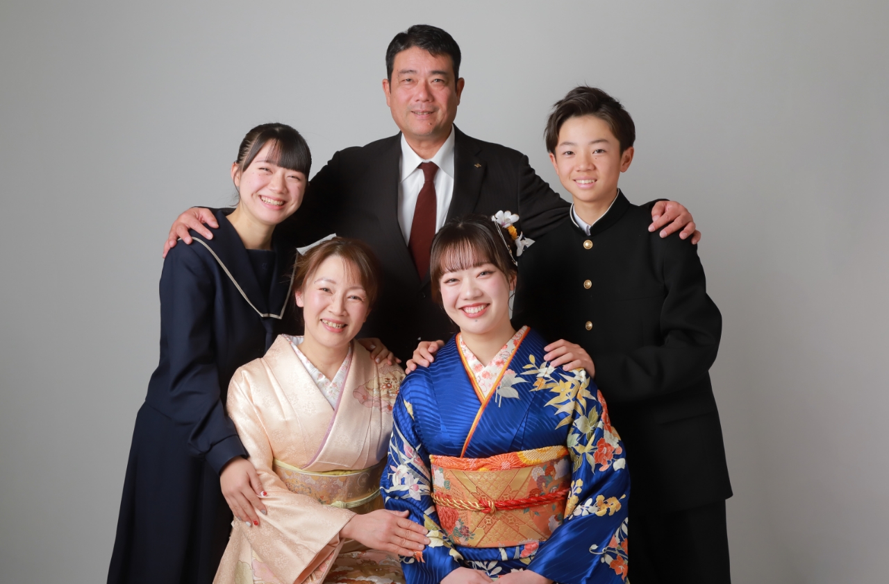 家族との撮影
