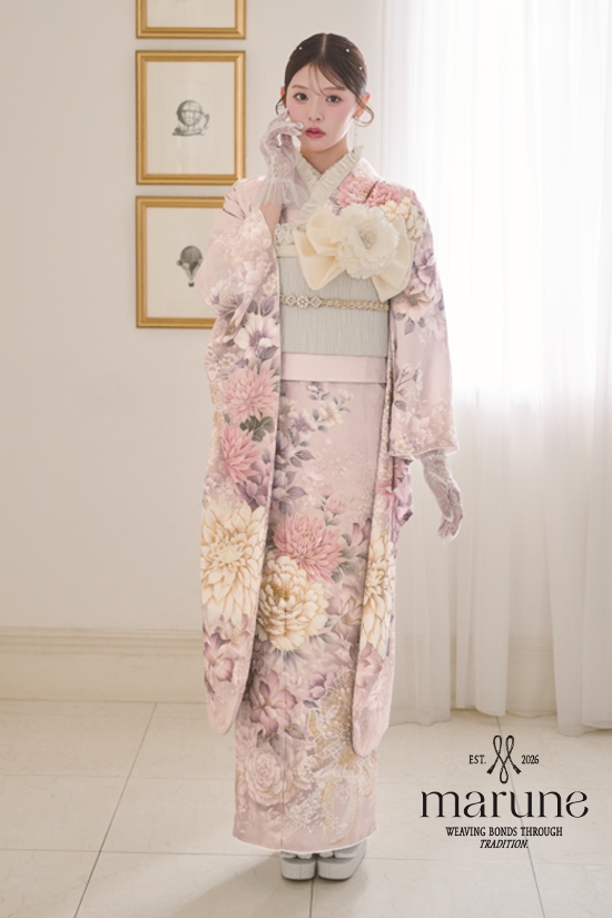 成人式振袖コレクション（紺ピンク・S・古典）｜笑顔創造写真館ニコ